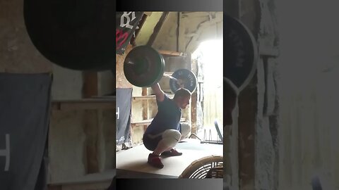 100 kg / 220 lb - Hang Snatch Double - Weightlifting Training