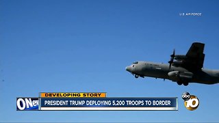president trump deploying 5,200 troops to border