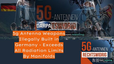 5g Antennas Illegally Built in Germany - Exceeds Radiation Limits By Manifolds - English Subtitles