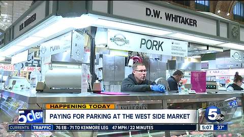 Paid parking begins at West Side Market