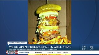 Frank's Sports Grill & Bar offers takeout meals