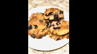 Blueberry Chocolate Chips Cookie | Keto | Low Fat