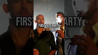 First Tate party after Jail