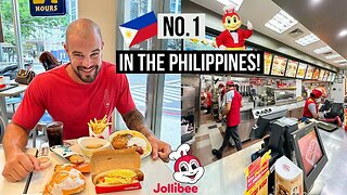 WE TRIED THE MOST POPULAR FAST FOOD IN THE PHILIPPINES! | JOLLIBEE