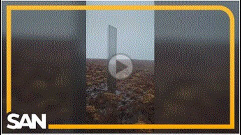 Mysterious steel monolith appears in Wales, baffling locals