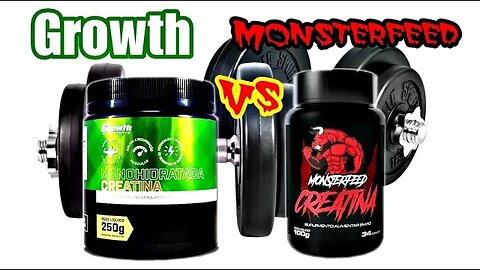 Testes Creatina Growth vs Monsterfeed, Com Iodo