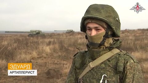 The Russian Army contingent in Belarus on training exercise