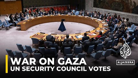 UNSC set to vote on a resolution calling for a suspension of hostilities in Gaza