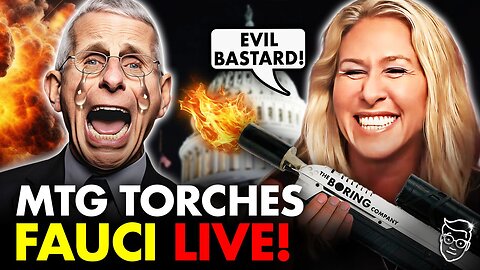 Dr. Fauci BURST Into Tears As MTG Delivers FLAMETHROWER Beatdown LIVE On-TV: 'You Will Go To JAIL!'
