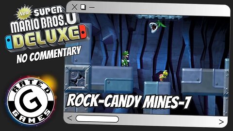 Rock-Candy Mines-7 - Shifting-Floor Cave ALL Star Coins - New Super Mario Bros U Deluxe