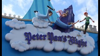 Peter Pan's Flight at Walt Disney World 4K low light POV