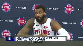 Andre Drummond answers questions about potential opt-out in Detroit