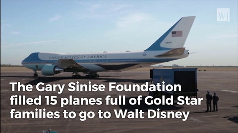 The Incredible Gary Sinise Just Flew 1,000 Gold Star Kids to Disney World for Christmas…and Their Surviving Parents