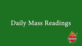 10-25-23 | Daily Mass Readings | Wednesday of the Twenty-ninth Week in Ordinary Time