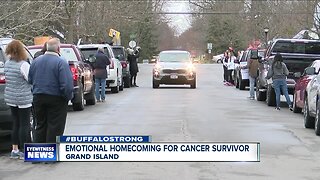 Grand Island neighborhood celebrates cancer survivor's homecoming