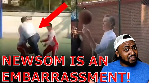 Gavin Newsom EMBARRASSES Himself Playing Basketball With Kids In China As California FALLS APART!