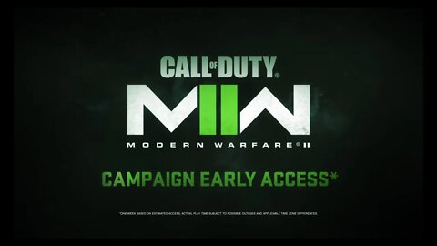 CALL OF DUTY MODERN WARFARE 2 Campaign Early Access Gameplay [Xbox Series X] - 21 Oct 2022