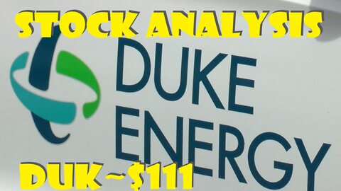 Stock Analysis | Duke Energy Corporation (DUK) | FIRST UTILITY COMPANY!