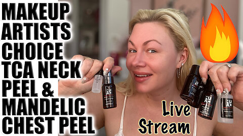 Live Make Up Artists Choice TCA Neck Peen and Mandolin Chest Peel, Code JESSCAM Saves you 20% Off