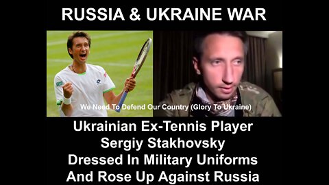 Ukrainian Ex Tennis Player Dressed In Military Uniforms And Rose Up Against Russia