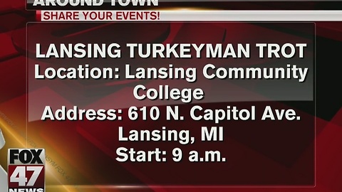 Turkeyman Trot 5k in downtown Lansing on Thanksgiving