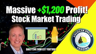 Massive +$1,200 Profit - VIP Members Finding Stock Market Success