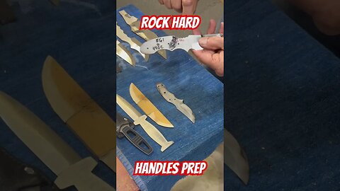 Skinner: Handle Prep #homemade #metal #knife #montana