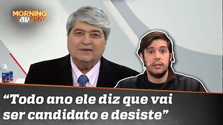 Datena aparece em terceiro em pesquisa presidencial