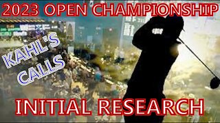 2023 Open Championship Initial Research