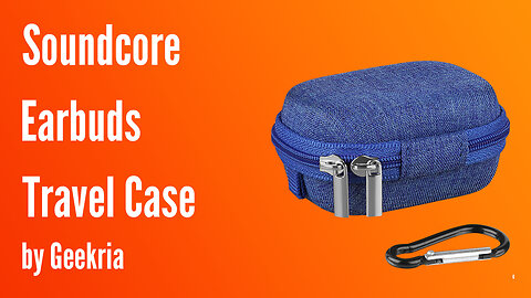 Soundcore On-Ear Headphones Travel Case, Soft Shell Headset Carrying Case | Geekria