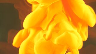 Satisfying Video of a Yellow Fluid