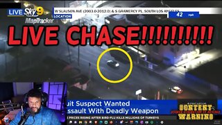 Live Police CHASE! Stolen Vehicle, Shooting Suspect