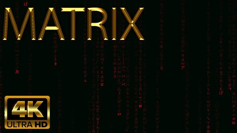 Matrix Code 4K - Red - Silent