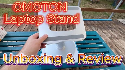 OMOTON Laptop Stand Unboxing & Review