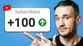 How To Get Your First 100 Subscribers on YouTube FAST!