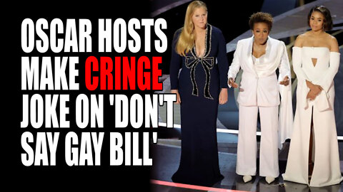Oscar Hosts Make CRINGE Joke on 'Don't Say Gay Bill'