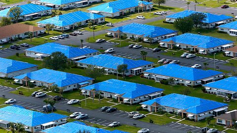 WTH ? Blue Roofs ???