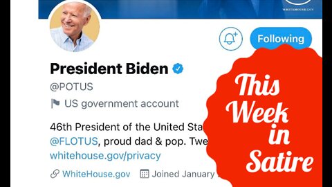 THIS WEEK IN SATIRE: Surprising Report Indicates over 50% of Biden Twitter Followers are REAL