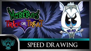 Speed Drawing: MobéBuds Trick or Treat - Spookovamp | A.T. Andrei Thomas 2022