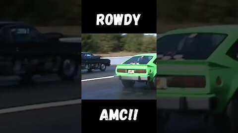 Rowdy AMC vs. Pro Street Chevelle! Close Race! #shorts