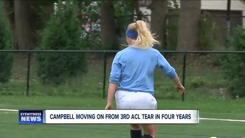 Marissa Campbell back after 3rd ACL injury in four years