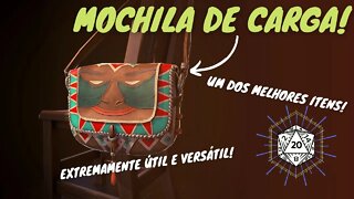 MOCHILA DE CARGA - DÁ PRA LEVAR QUASE TUDO!