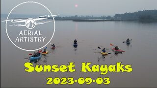 Aerial Artistry - Sunset Kayaks 2023-09-03