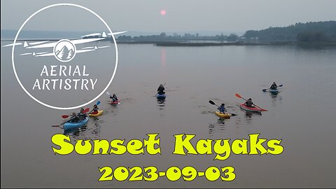 Aerial Artistry - Sunset Kayaks 2023-09-03