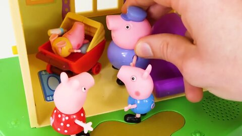 170 9Video de Aprendizaje de Juguetes para Niños - ♥Peppa Pig♥ Babysitting Baby Alexander!