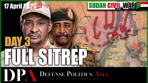 RSF ATTACKS US DIPLOMATIC CONVOY - 3 UN staffs killed in Kabkabiya [ Sudan SITREP ] Day 3 (17/4)