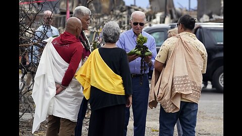 President Biden Surveys Devastation of Maui Fires and Offers Support to Lahaina Community