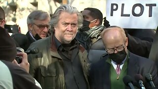 Steve Bannon Speaks After Capitol Riot Probe Charges
