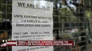 Small business owners racing to apply for Paycheck Protection Program