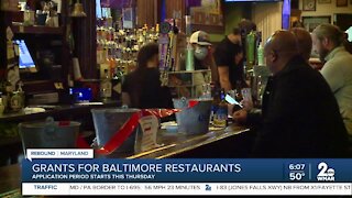 Grants for Baltimore restaurants available